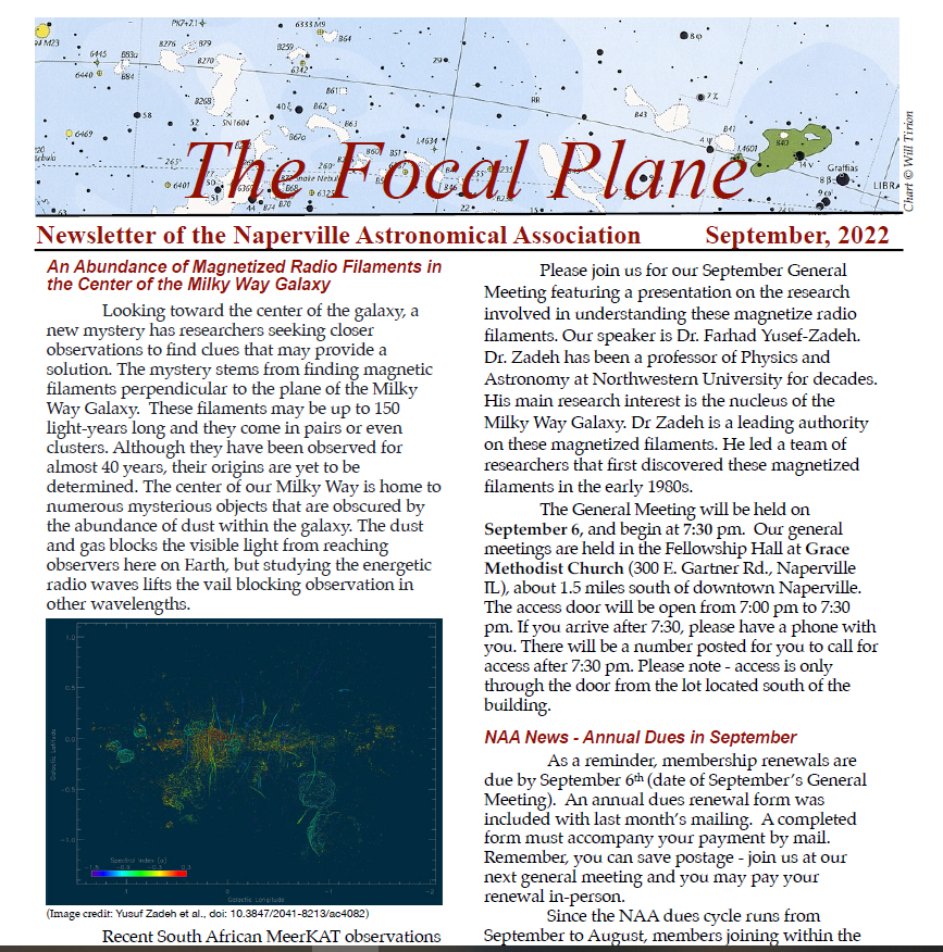 Focal Plane front page